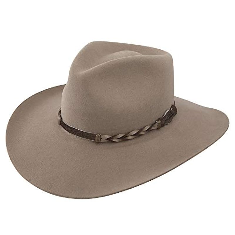 Stetson SBDFTR-1634 Stone Drifter 4X Buffalo Fur Felt Western Hat Tan ‎unisex-ad Hats & Caps Stetson