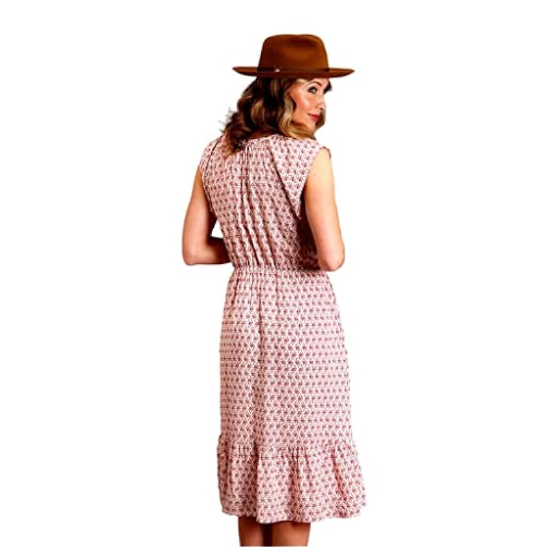 Stetson Women's Cottage Floral Print Midi Dress Red X-Large US Stetson ‎womens Dresses