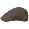Stetson Stetson Texas Organic Cotton Flat Cap Men | Brown ‎mens Hats & Caps