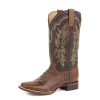 Stetson Women's Dark Jessica Western Boot Broad Square Toe Brown 8 M Stetson ‎womens Boots