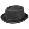 Stetson Odenton Pork Pie Cloth Hat Women/Men | Black Stetson ‎mens Hats & Caps