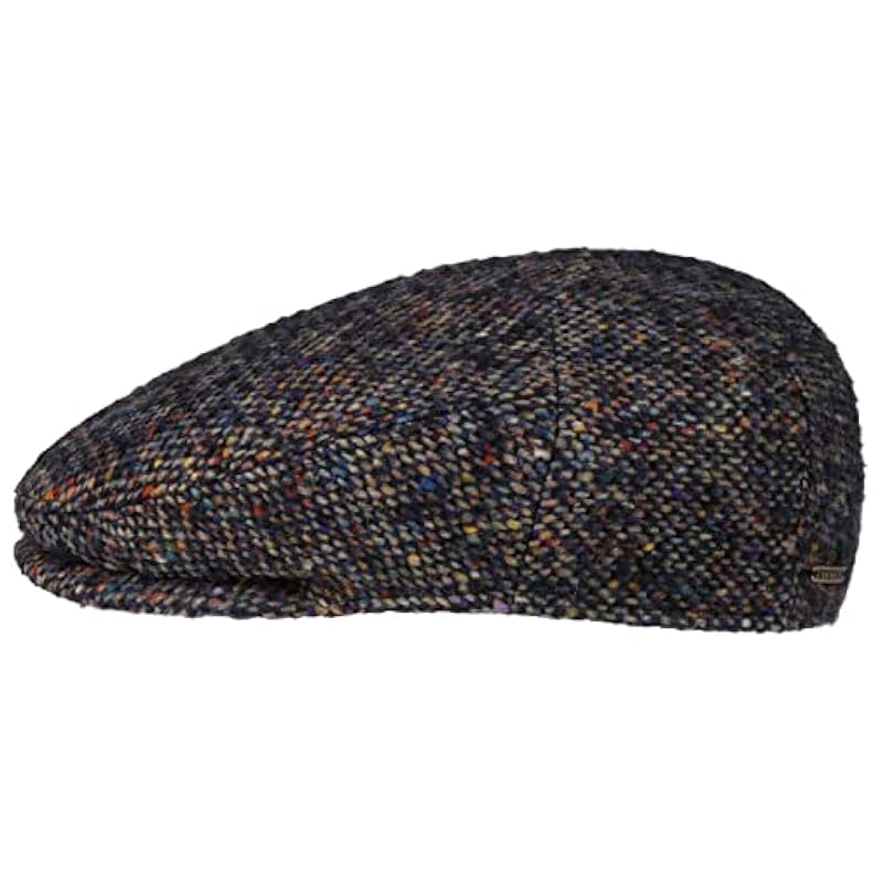 ‎mens Hats & Caps Stetson Stetson Colour Spots Driver Flat Cap Men - Made in The EU Navy