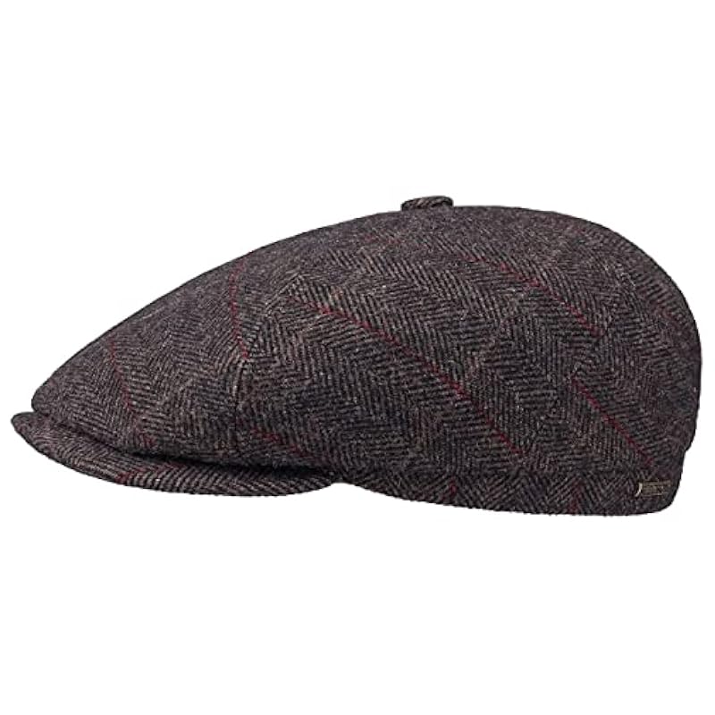 Stetson Stetson Ore Colour Lines Flat Cap Men Brown 7 1/4 ‎mens Hats & Caps
