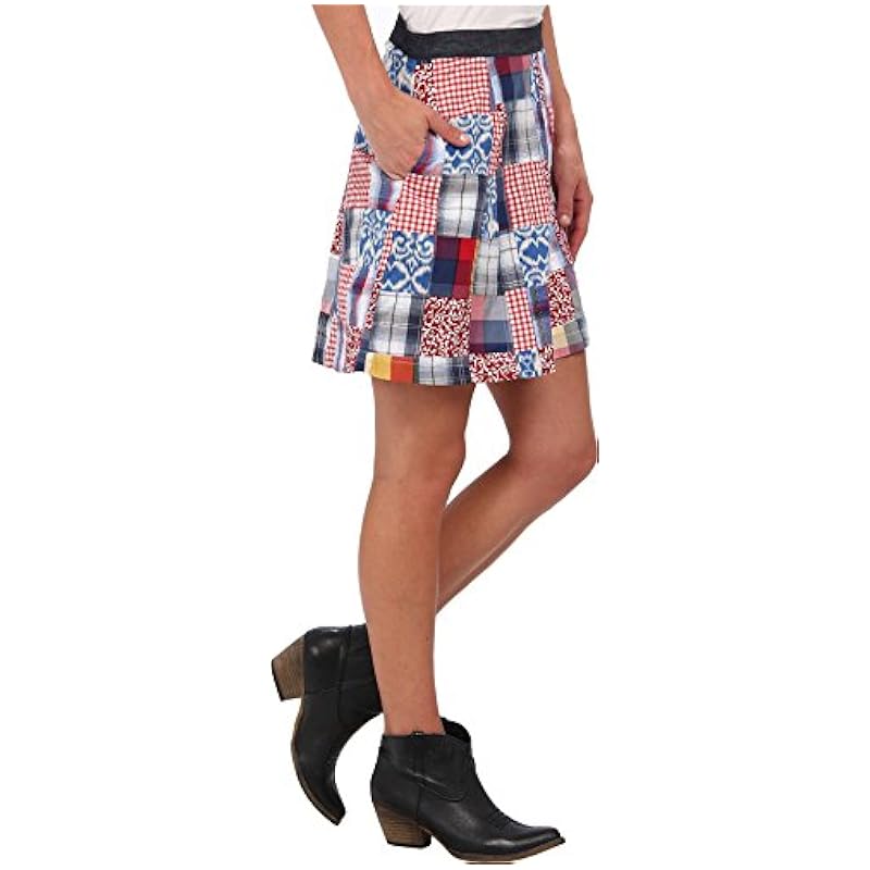 ‎womens Skirts Stetson Stetson Women's 9142 Patchwork Skirt Multi Skirt 8