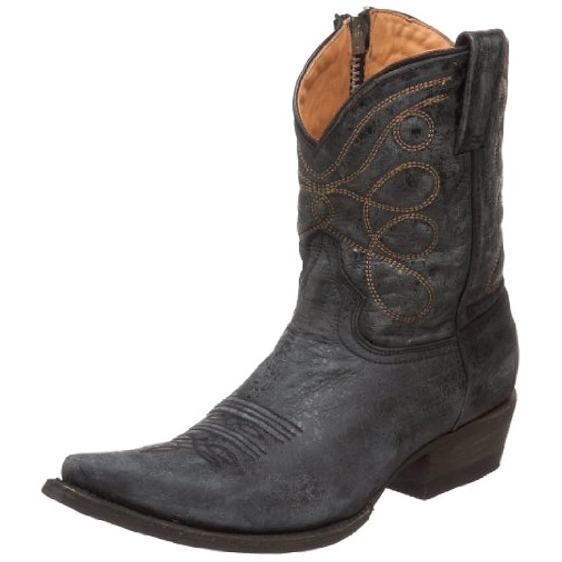 ‎womens Boots Stetson Stetson Women's 5102 Toe Spring Boot Sanded Black