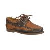 Stetson Men's Dillon Burnished Bull Shoulder Casual Boat Shoes Moc Toe Tan 7 D(M) US ‎mens Loafers & Slip-Ons Stetson