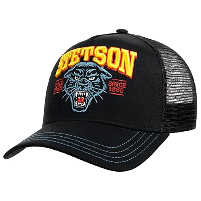 ‎mens Hats & Caps Stetson Stetson Wild Ones Trucker Cap Women/Men - Black