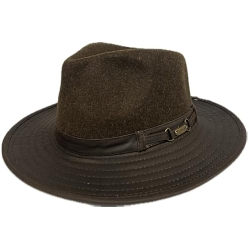Stetson Hats & Caps ‎unisex-ad Stetson Brown Brewster Cotton Brim Hat STW415 Brown