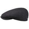 Stetson Belfast Wool Blend Flat Cap Men - Made in The EU Anthracite ‎mens Hats & Caps Stetson