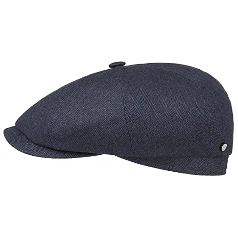 Stetson Stetson Hatteras Cashmere Silk Flat Cap Men - Made in Germany Navy ‎mens Hats & Caps