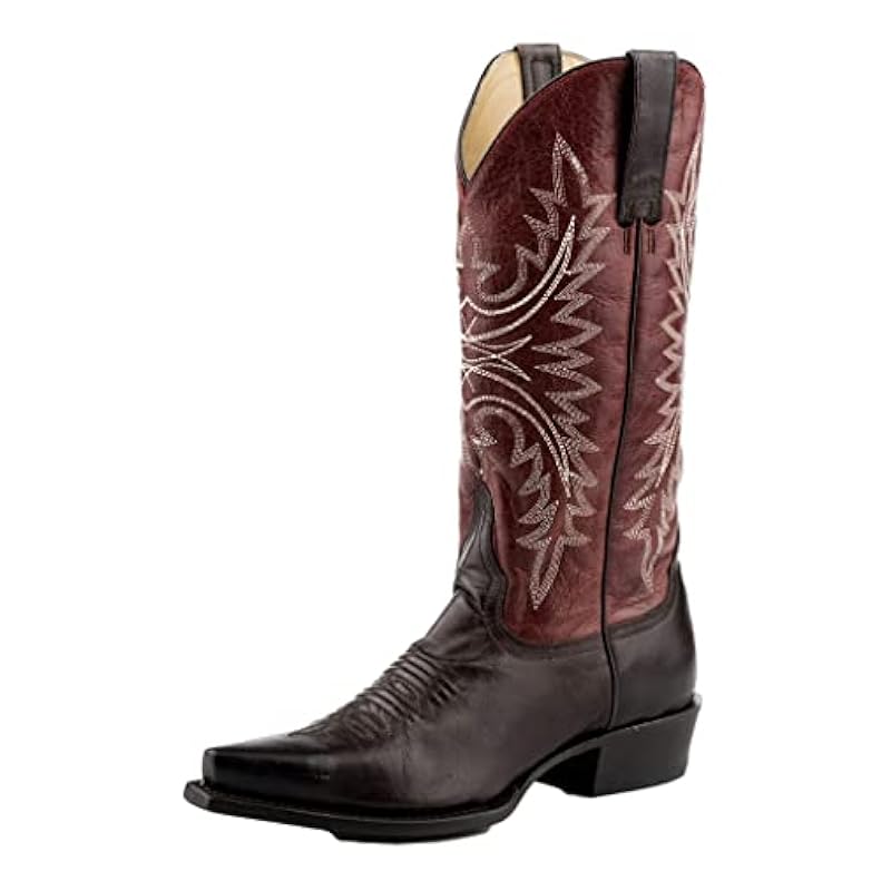 Stetson Boots ‎womens Stetson Women's Freya Western Boot Snip Toe - 12-021-6105-1370 RE 9 M US Red