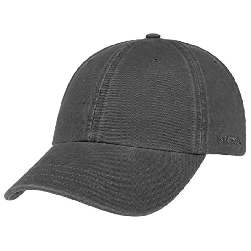 Stetson Stetson Rector Baseball Cap Women/Men | Anthracite ‎mens Hats & Caps