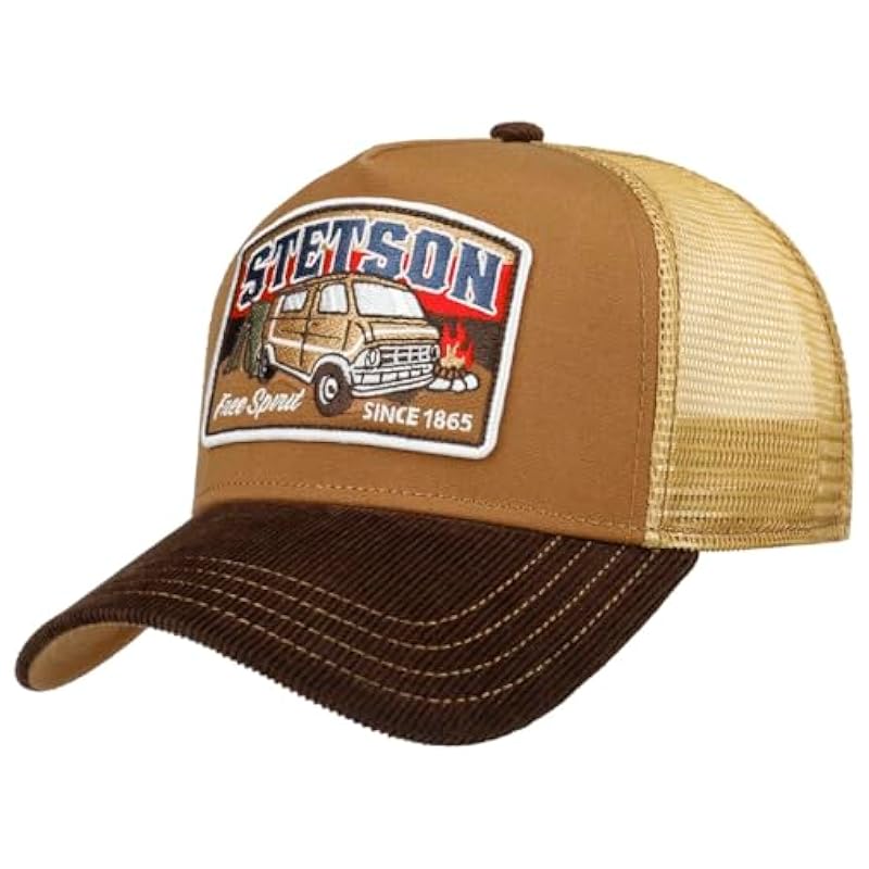 Stetson Hats & Caps ‎womens Stetson by The Campfire Trucker Cap Small Women/Kids Brown One Size, 6 3/8-7