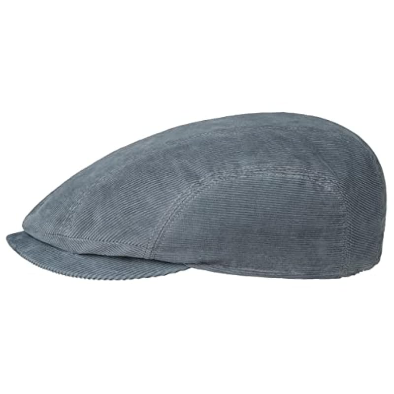 ‎mens Hats & Caps Stetson Stetson Sustainable Corduroy Ivy Cap Men - Made in The EU Pigeon Blue