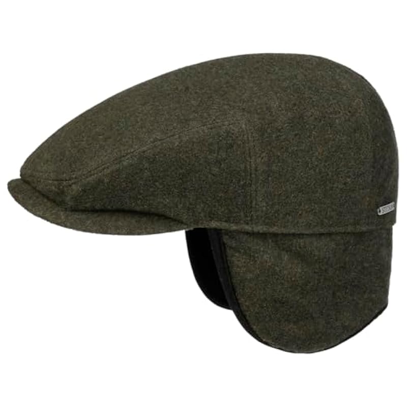 Stetson Stetson Texas Wool Herringbone Cap Men - Dark Green ‎mens Hats & Caps