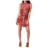 Stetson Women's Bandana Print Sleeveless Shirt Dress Red Medium US ‎womens Dresses Stetson