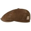 Stetson Hats & Caps ‎mens Stetson Soft Cotton 6 Panel Flat Cap Men - Brown