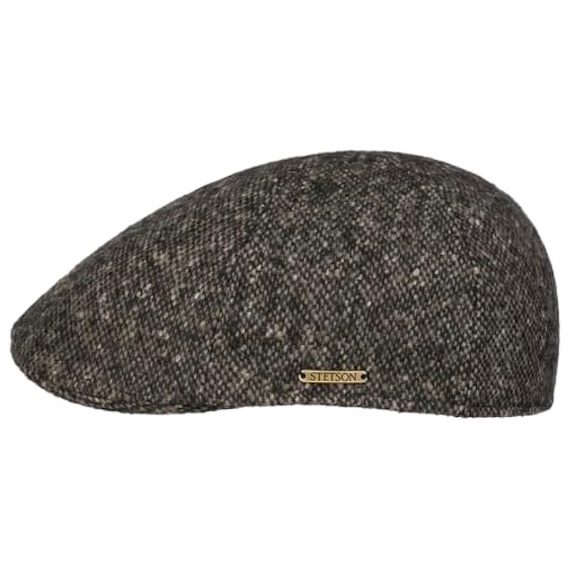 Stetson Texas Donegal Wool Flat Cap Men - Made in The EU Anthracite Stetson ‎mens Hats & Caps