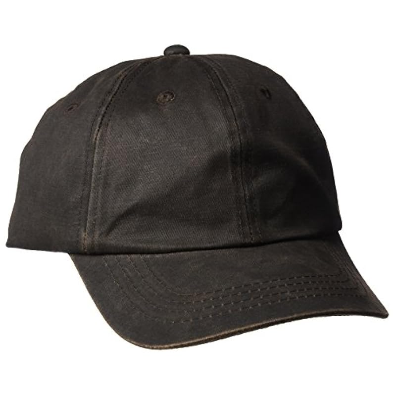 Stetson Stetson Men's Distressed Cotton Cap Brown ‎mens Hats & Caps