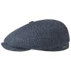 Stetson Hatteras Classic Wool Flat Cap Men - Navy ‎mens Hats & Caps Stetson