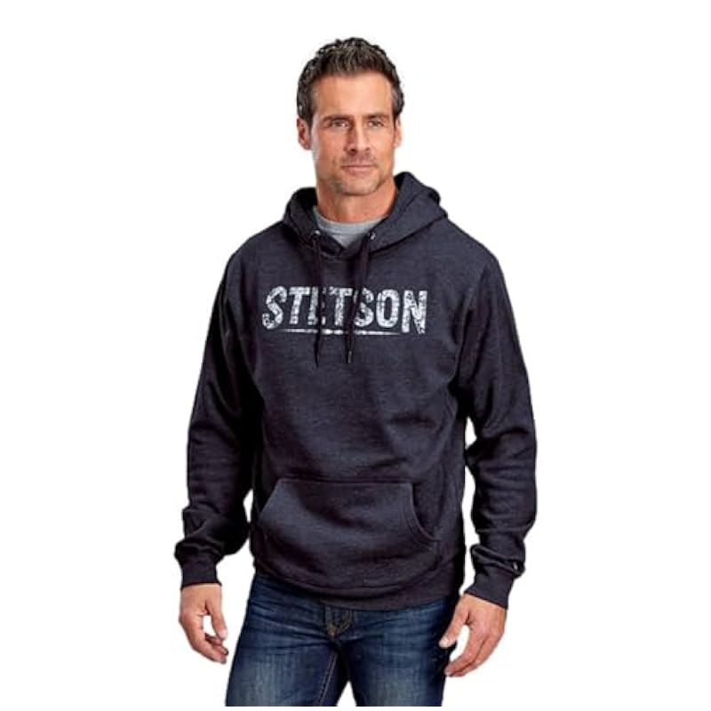 Stetson Western Sweatshirt Mens Graphic S Blue 11-097-0562-0925 BU ‎men Active Stetson