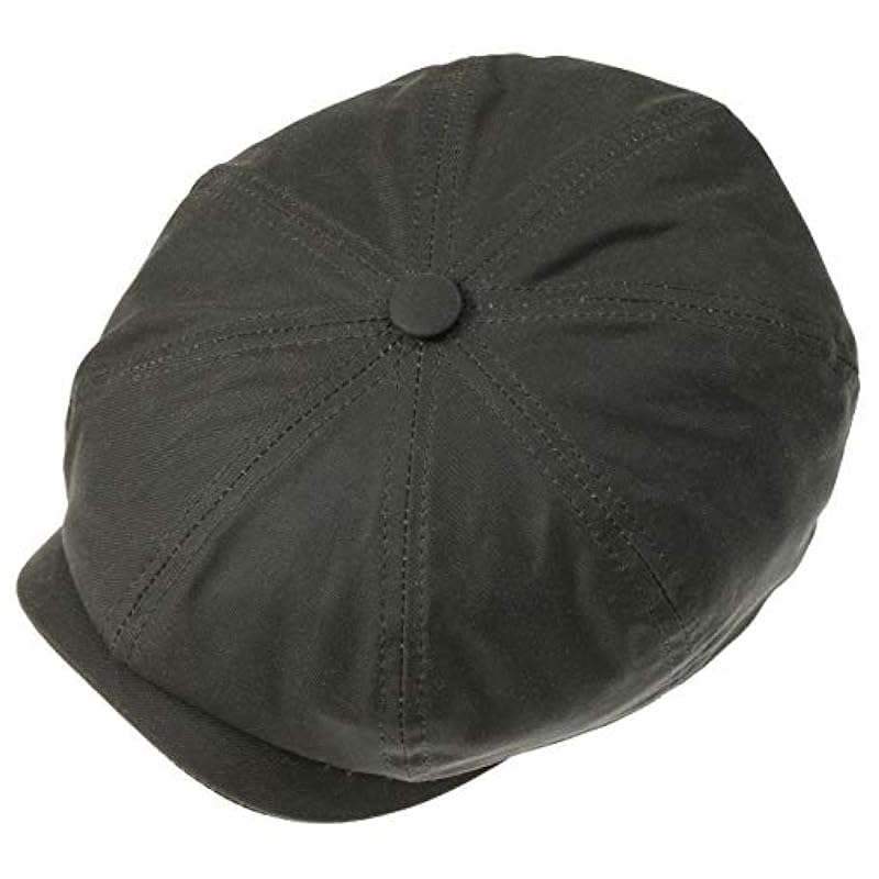 ‎mens Hats & Caps Stetson Stetson Hatteras Waxed Cotton Cap Women/Men Olive 6 7/8