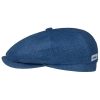 Stetson Stetson Hatteras Uni Sustainable Linen Flat Cap Men - Made in The EU Blue ‎mens Hats & Caps