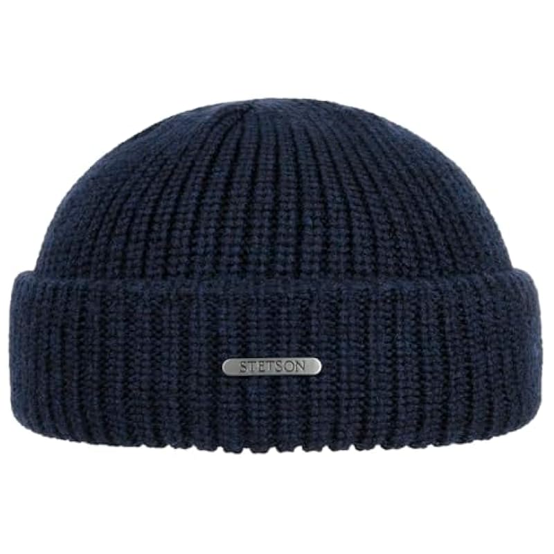 ‎womens Hats & Caps Stetson Stetson Nashville Knit Docker Cap Women/Men | Made in Italy Blue