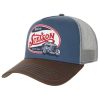 Stetson Riding Hot Rod Trucker Cap Women/Men - Brown-blue ‎womens Hats & Caps Stetson