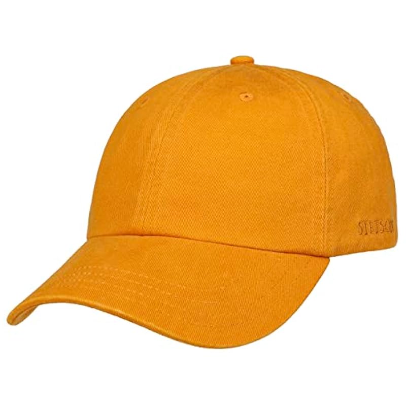 Stetson Rector Baseball Cap Women/Men | Mustard ‎mens Hats & Caps Stetson