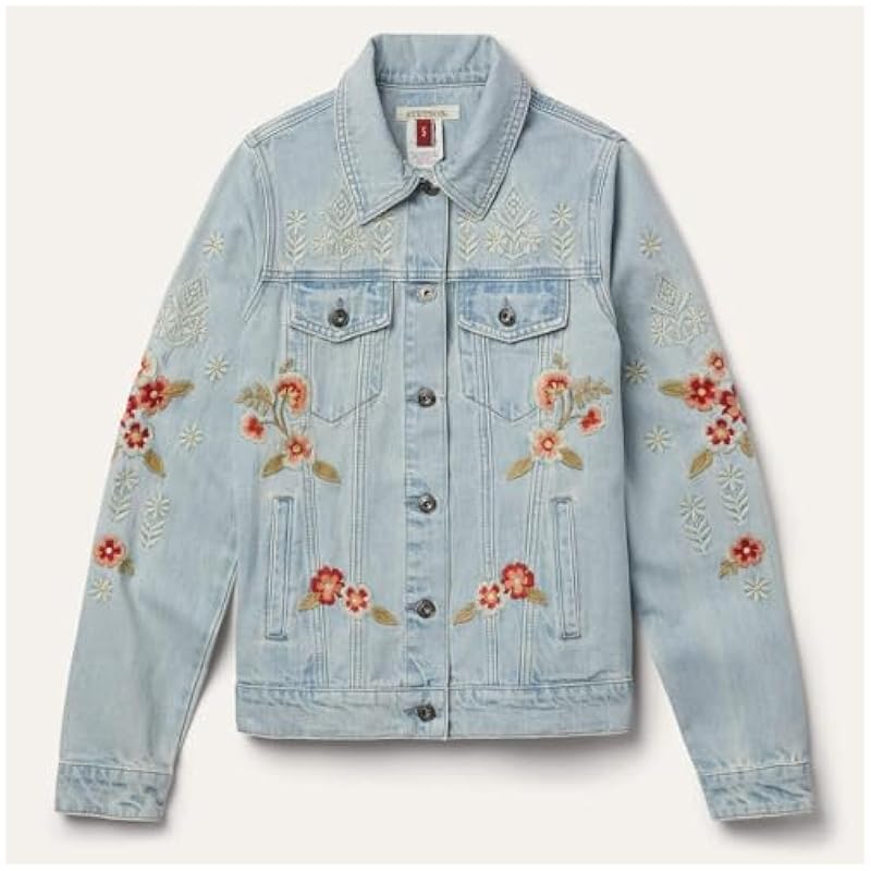 Stetson womens Embroidered Blue Stetson ‎womens Coats, Jackets & Vests