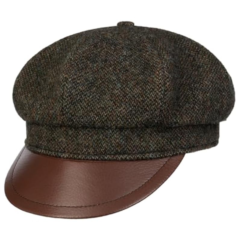 Stetson Classic Wool Riders Newsboy Cap Women/Men - Made in Germany Dark Green Stetson ‎womens Hats & Caps