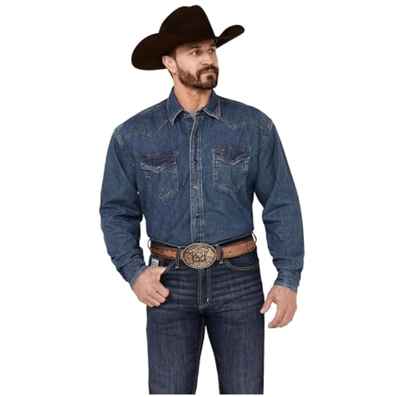 Stetson Classic Denim Shirt Blue / 2XL ‎mens Shirts