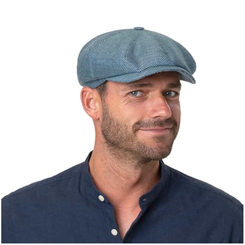 Stetson Hatteras Ellington Flat Cap Women/Men - Made in The EU Anthracite Stetson ‎mens Hats & Caps