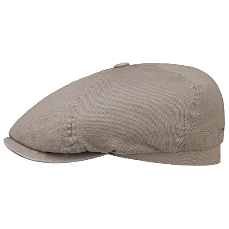Stetson Stetson Cotton Twill Flat Cap Women/Men - Taupe ‎mens Hats & Caps