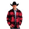Stetson Jackets & Coats ‎men Stetson Western Jacket Mens Buffalo Plaid L Red 11-097-0119-6056 RE