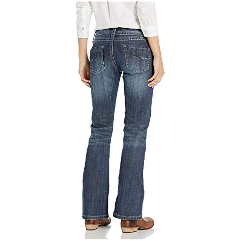 Stetson Stetson Women's Ladies Jean 816 Fit Classic Boot Cut, Blue, 20 S ‎womens Jeans