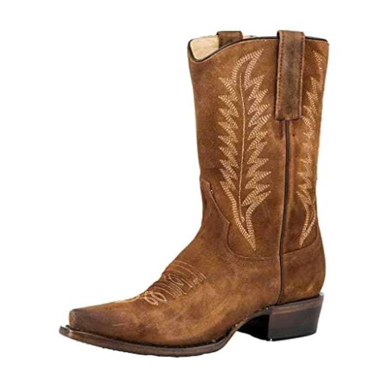 Stetson Boots ‎womens Stetson Women's Parker Western Boot Snip Toe - 12-021-6110-0342 Br Brown