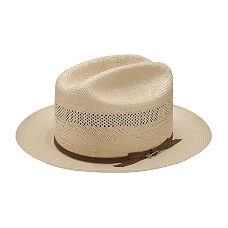 ‎unisex-ad Hats & Caps Stetson Stetson Toasted Open Road Vent 10X Straw Cowboy Hat SSOPRV-0526T1 Toast