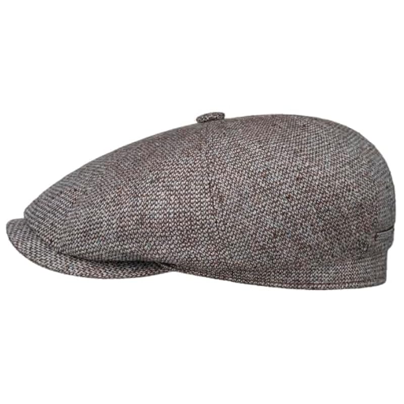 Stetson Hatteras Winhall Silk Flat Cap Women/Men - Made in Germany Brown-blue Stetson ‎womens Hats & Caps