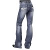 Stetson Stetson Womens Blue Cotton Heavy S Deco Stitch Boot Cut Jeans 00 2X ‎womens Jeans