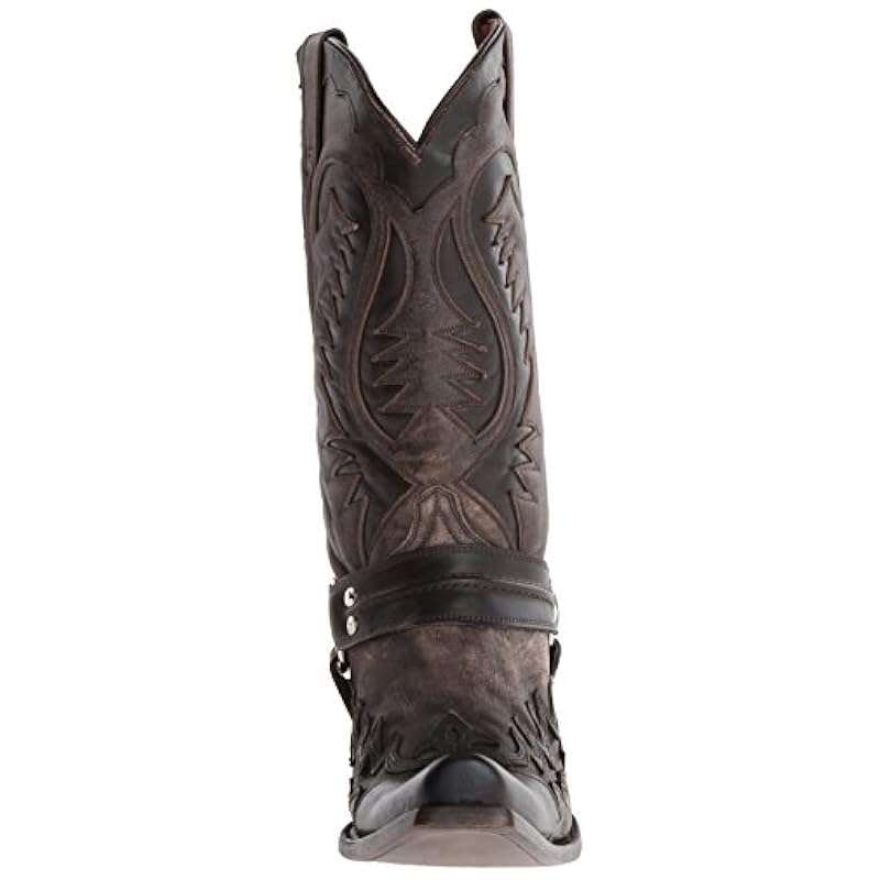 Stetson Boots ‎mens Stetson Men's Snip Toe Harness W/ Bleach Boot Brown
