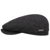 Stetson Belfast Classic Wool Flat Cap Women/Men | Made in The EU Black-grey Stetson ‎mens Hats & Caps