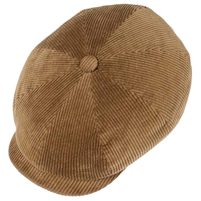 Stetson Hatteras Classic Corduroy Flat Cap Men Beige 6 7/8 ‎mens Hats & Caps Stetson