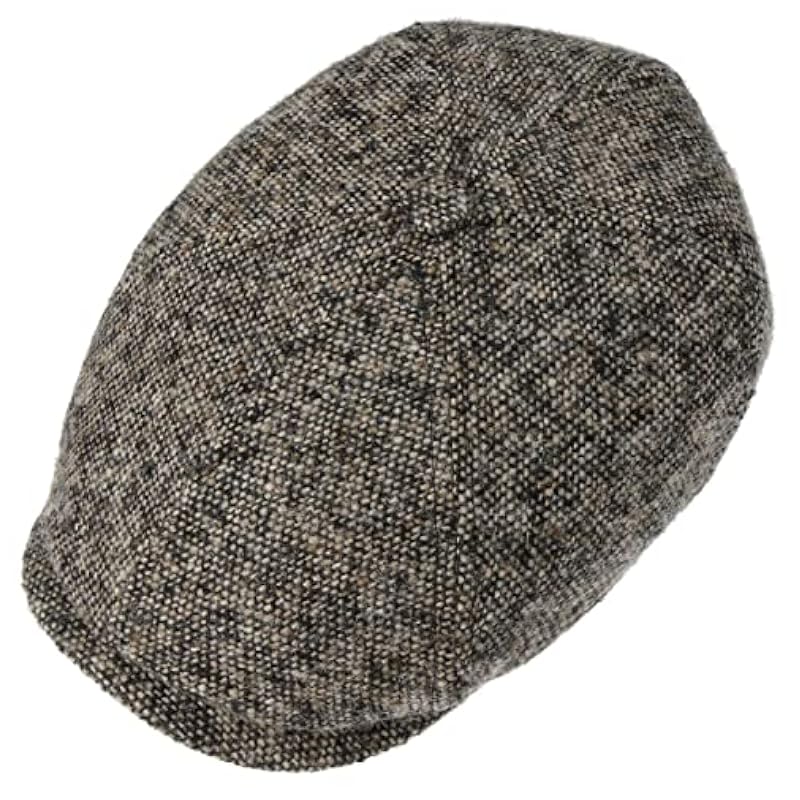‎mens Hats & Caps Stetson Stetson Brooklin Donegal Flat Cap Men - Dark Beige
