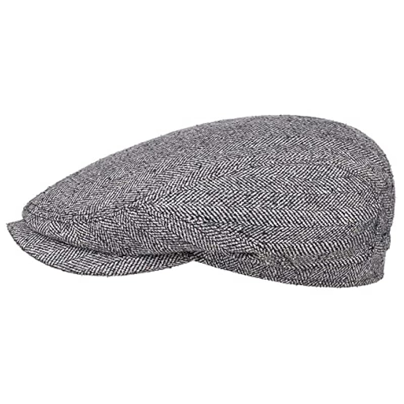 Stetson Belfast Silk Flat Cap Women/Men | Made in The EU Blue-grey ‎mens Hats & Caps Stetson