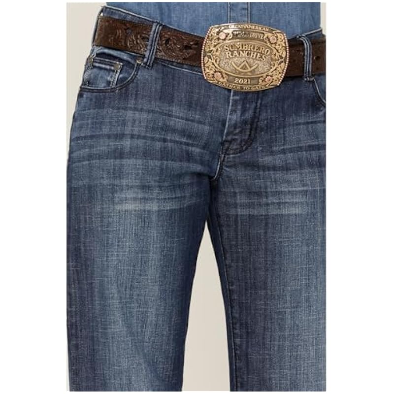 ‎womens Jeans Stetson Stetson Women's 214 Medium Wash Trouser Fit Jeans Blue 6 REG