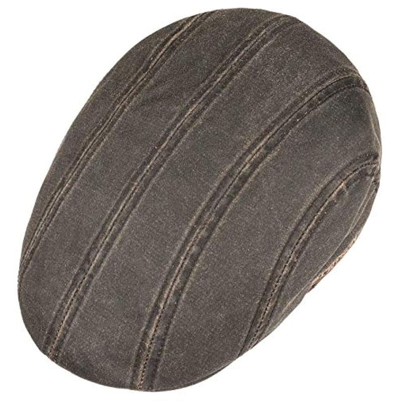 Stetson Hats & Caps ‎unisex-ad Stetson Madison Old Cotton Flat Cap Women/Men Brown 7 3/4-7 7/8