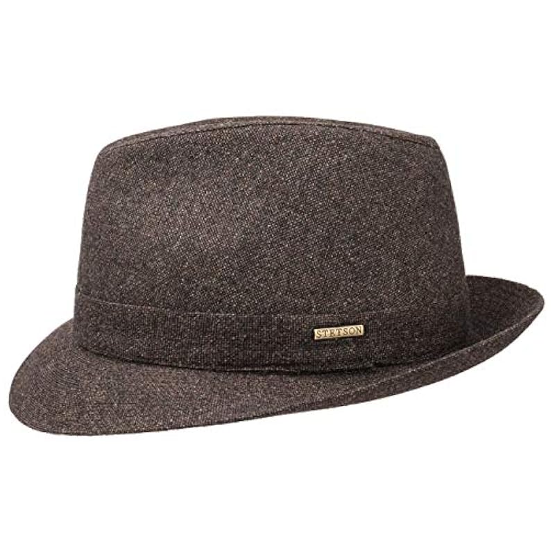 Stetson Stetson Wool Mélange Hat Men Brown-Mottled 7-7 1/8 ‎mens Hats & Caps