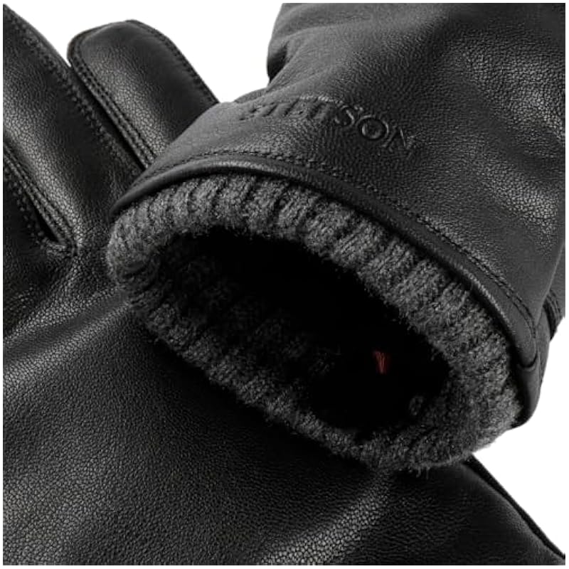 Stetson Greverud Sheepskin Gloves Men - Black ‎mens Gloves & Mittens Stetson